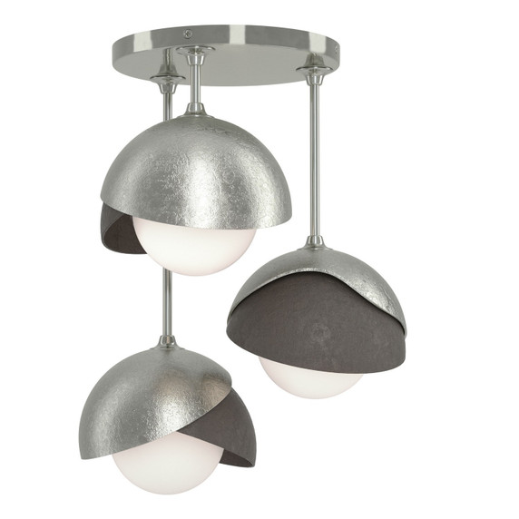 Semi-Flush Mts. Multi-port/Cluster by Hubbardton Forge ( 39 | 121374-SKT-85-07-GG0711 Brooklyn ) 