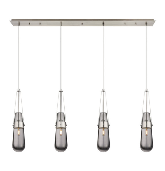 Linear/Island 4 Light + by Innovations ( 405 | 124-452-1P-SN-G452-4SM Downtown Urban ) 
