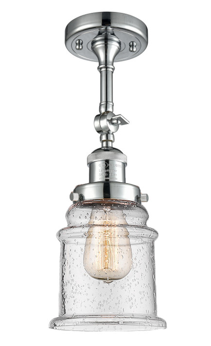 Semi-Flush Mts. Glass Down by Innovations ( 405 | 201F-PC-G184 Franklin Restoration ) 