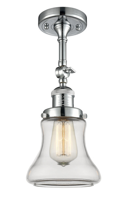 Semi-Flush Mts. Glass Down by Innovations ( 405 | 201F-PC-G192 Franklin Restoration ) 