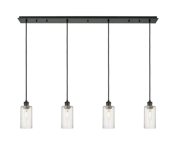 Linear/Island 4 Light + by Innovations ( 405 | 124B-4P-BK-G434-7SDY Downtown Urban ) 