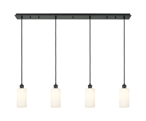 Linear/Island 4 Light + by Innovations ( 405 | 124B-4P-BK-G434-7WH Downtown Urban ) 