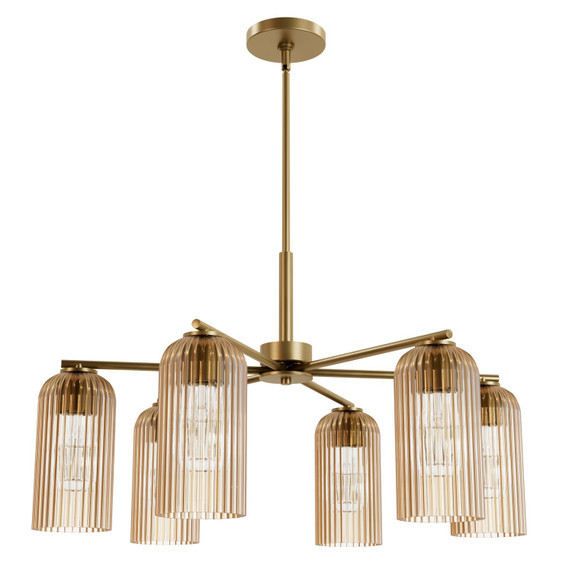 Mid. Chandeliers Glass Down by Hunter ( 47 | 13230 Beverly Glen ) 