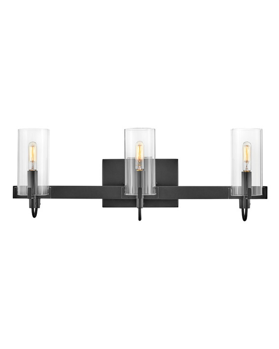 Bathroom Fixtures Three Lights by Hinkley ( 13 | 58063BK Ryden ) 