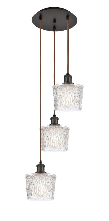 Mini Pendants 3 Light Cluster by Innovations ( 405 | 113B-3P-OB-G402 Ballston ) 