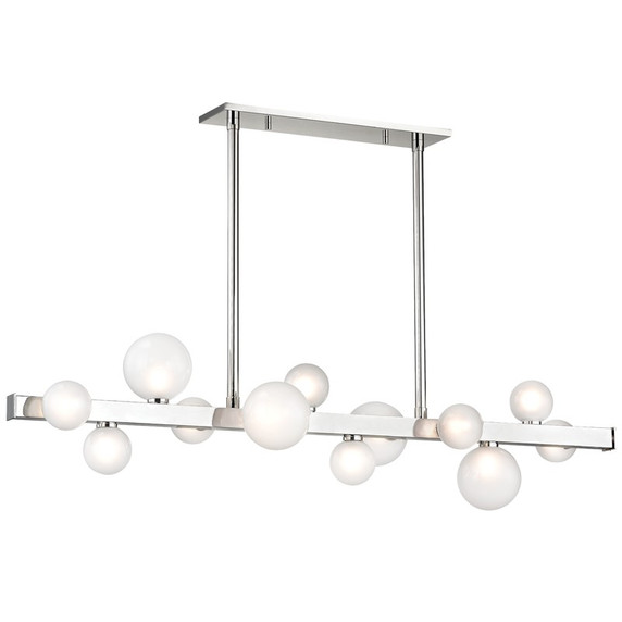 Linear/Island 4 Light + by Hudson Valley ( 70 | 8744-PN Mini Hinsdale ) 