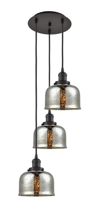Mini Pendants 3 Light Cluster by Innovations ( 405 | 113F-3P-OB-G78 Franklin Restoration ) 