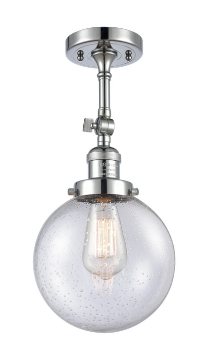 Semi-Flush Mts. Glass Down by Innovations ( 405 | 201F-PC-G204-8 Franklin Restoration ) 