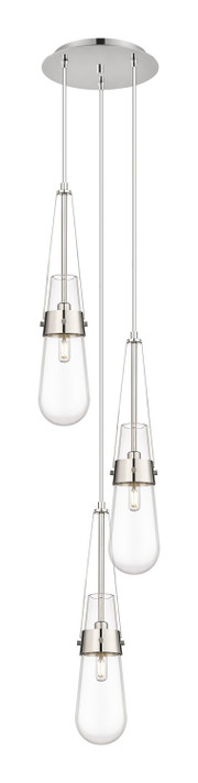 Mini Pendants 3 Light Cluster by Innovations ( 405 | 113-452-1P-PN-G452-4CL Downtown Urban ) 