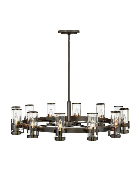 Mid. Chandeliers Glass Up by Hinkley ( 13 | 38109BX Reeve ) 