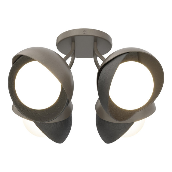 Semi-Flush Mts. Directional by Hubbardton Forge ( 39 | 121376-SKT-07-10-GG0711 Brooklyn ) 