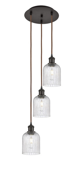 Mini Pendants 3 Light Cluster by Innovations ( 405 | 113B-3P-OB-G559-5SDY Ballston ) 