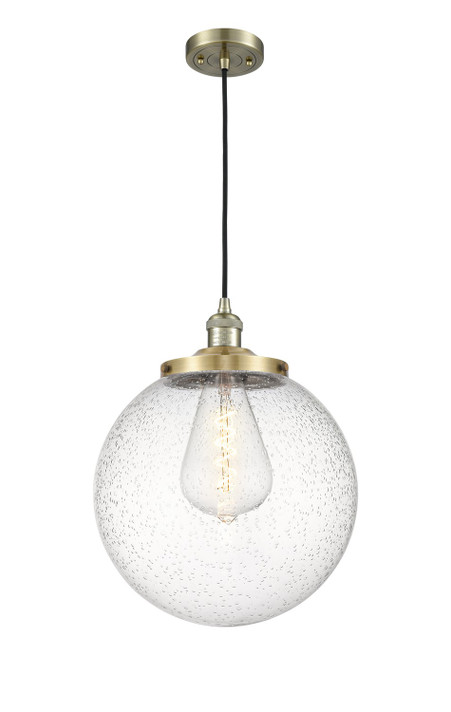 Pendants Sphere by Innovations ( 405 | 201C-AB-G204-14 Franklin Restoration ) 