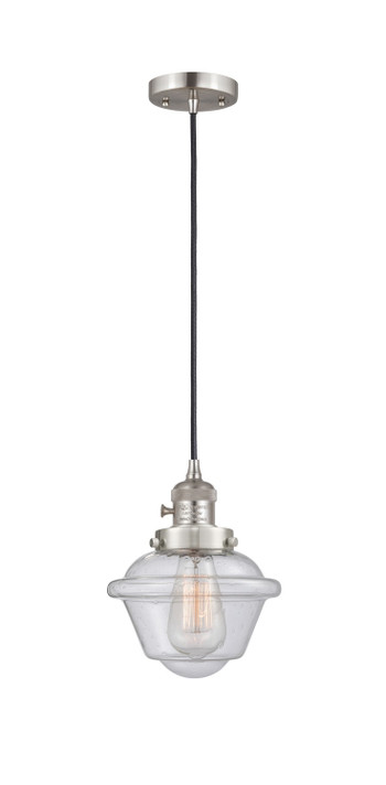 Mini Pendants Glass Down by Innovations ( 405 | 201CSW-SN-G534-LED Franklin Restoration ) 