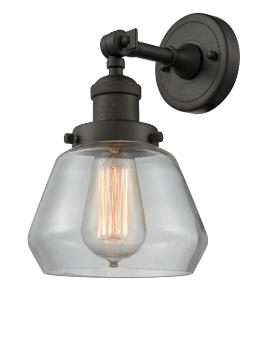 Sconces Single Glass by Innovations ( 405 | 203-OB-G172-LED Franklin Restoration ) 