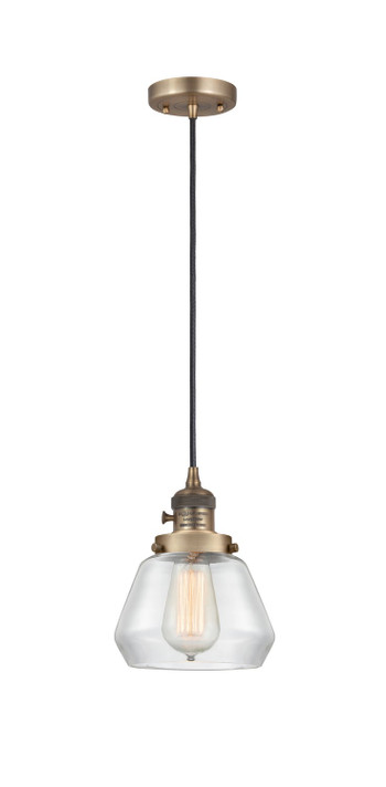 Mini Pendants Glass Down by Innovations ( 405 | 201CSW-BB-G172-LED Franklin Restoration ) 