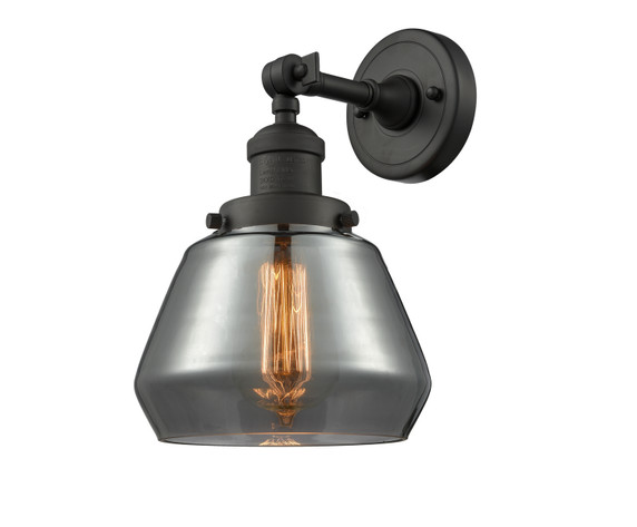 Sconces Single Glass by Innovations ( 405 | 203-OB-G173 Franklin Restoration ) 