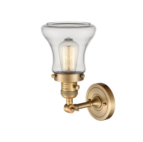 Sconces Single Glass by Innovations ( 405 | 203SW-BB-G192 Franklin Restoration ) 