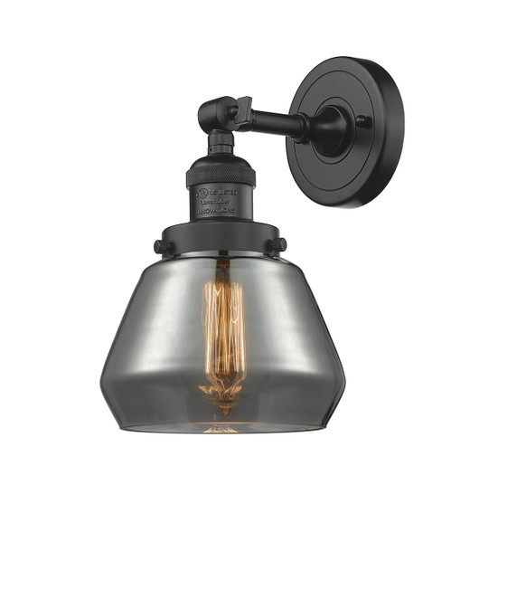 Sconces Single Glass by Innovations ( 405 | 203-OB-G173-LED Franklin Restoration ) 