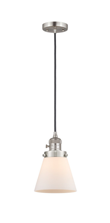 Mini Pendants Glass Down by Innovations ( 405 | 201CSW-SN-G61-LED Franklin Restoration ) 