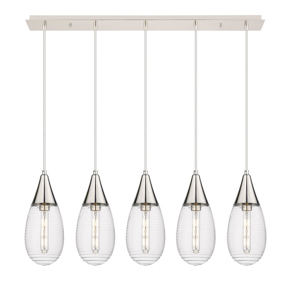 Linear/Island 4 Light + by Innovations ( 405 | 125-450-1P-PN-G450-6SCL Downtown Urban ) 
