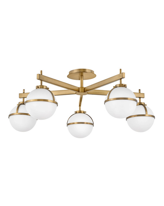 Semi-Flush Mts. Glass Down by Hinkley ( 13 | 39674HB Hollis ) 