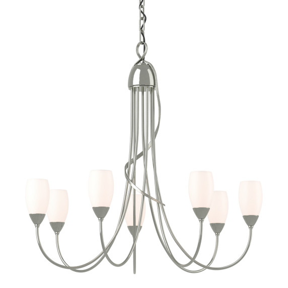 Mid. Chandeliers Glass Up by Hubbardton Forge ( 39 | 103049-SKT-85-GG0444 Flora ) 
