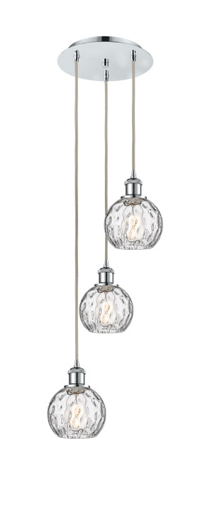 Mini Pendants 3 Light Cluster by Innovations ( 405 | 113B-3P-PC-G1215-6 Ballston ) 