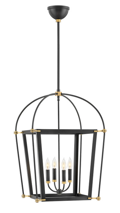 Foyer/Hall Lanterns Open Frame by Hinkley ( 13 | 4055BK Selby ) 