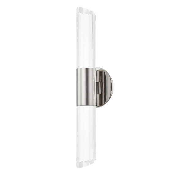 Sconces Double Glass by Hudson Valley ( 70 | 6052-PN Rowe ) 