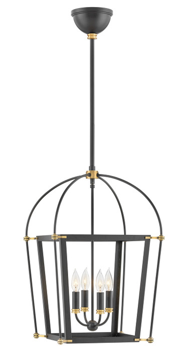Foyer/Hall Lanterns Open Frame by Hinkley ( 13 | 4057BK Selby ) 