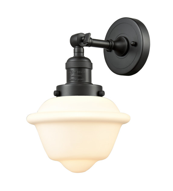 Sconces Single Glass by Innovations ( 405 | 203-OB-G531 Franklin Restoration ) 