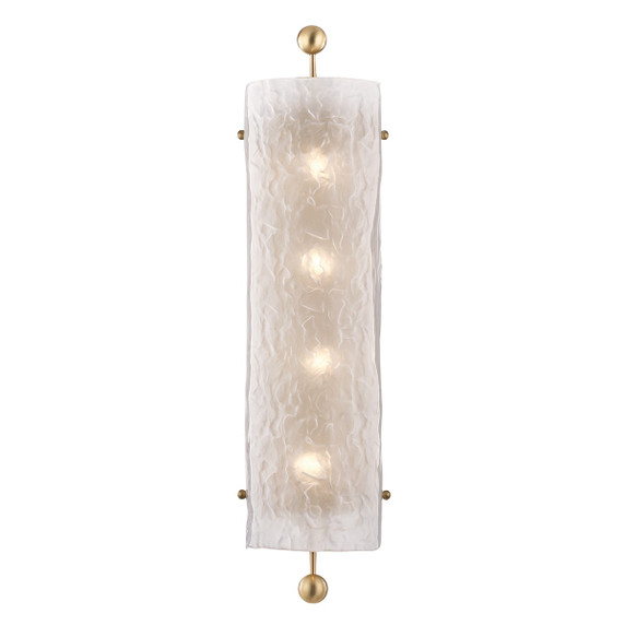 Sconces Single Glass by Hudson Valley ( 70 | 2427-AGB Broome ) 