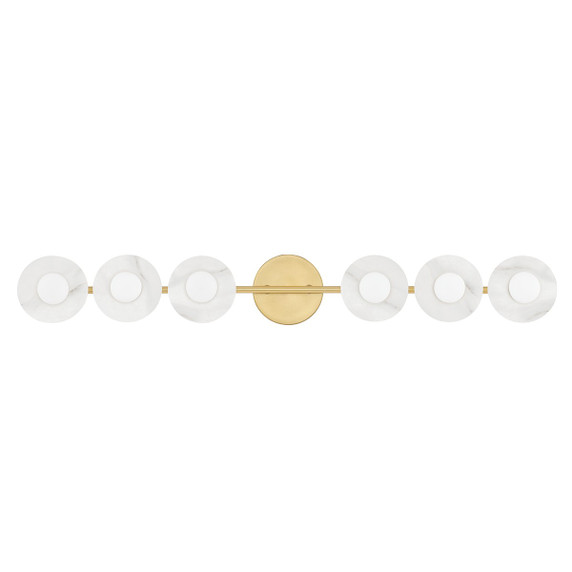 Bathroom Fixtures Five+Lights by Hudson Valley ( 70 | 9206-AGB Elmont ) 