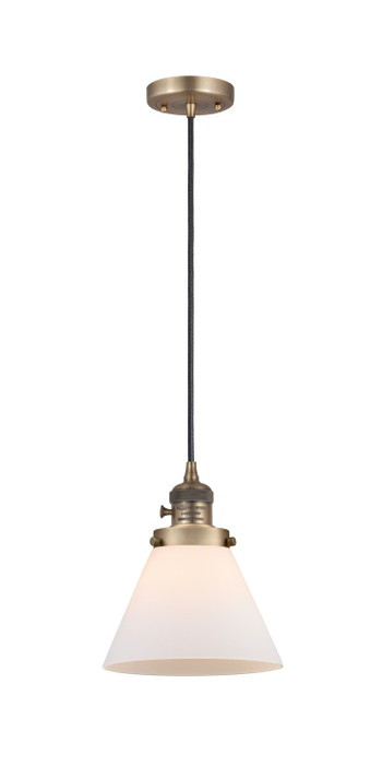Mini Pendants Glass Down by Innovations ( 405 | 201CSW-BB-G41-LED Franklin Restoration ) 