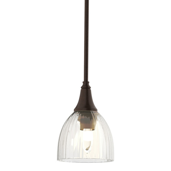 Mini Pendants Glass Down by Hubbardton Forge ( 39 | 182640-SKT-MULT-14-LL0001 Trumpet ) 