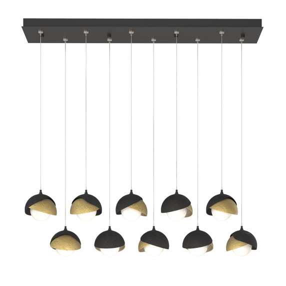 Linear/Island 4 Light + by Hubbardton Forge ( 39 | 131205-SKT-STND-10-86-GG0711 Brooklyn ) 