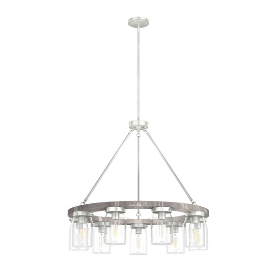 Mid. Chandeliers Glass Down by Hunter ( 47 | 19246 Devon Park ) 