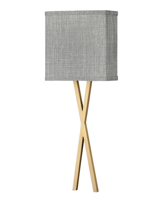 Sconces Drum Shade by Hinkley ( 13 | 41101HB Axis Heathered Gray ) 