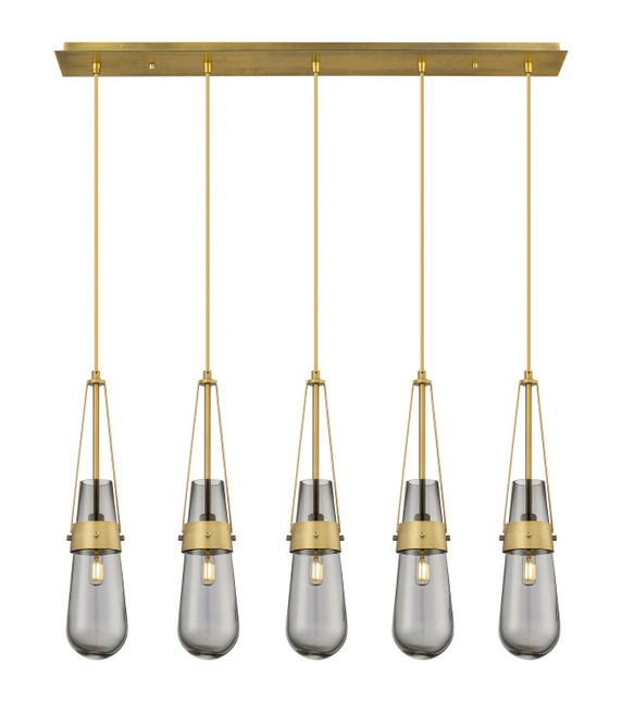 Linear/Island 4 Light + by Innovations ( 405 | 125-452-1P-BB-G452-4SM Downtown Urban ) 