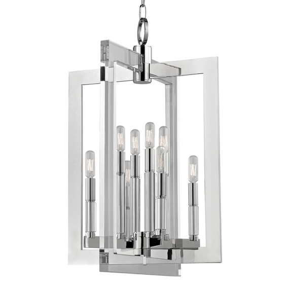 Mid. Chandeliers Glass Up by Hudson Valley ( 70 | 9317-PN Wellington ) 