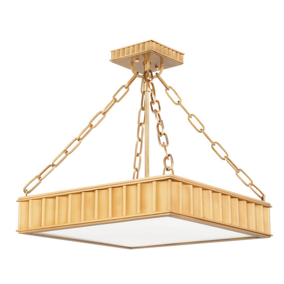 Semi-Flush Mts. Bowl Style by Hudson Valley ( 70 | 933-AGB Middlebury ) 