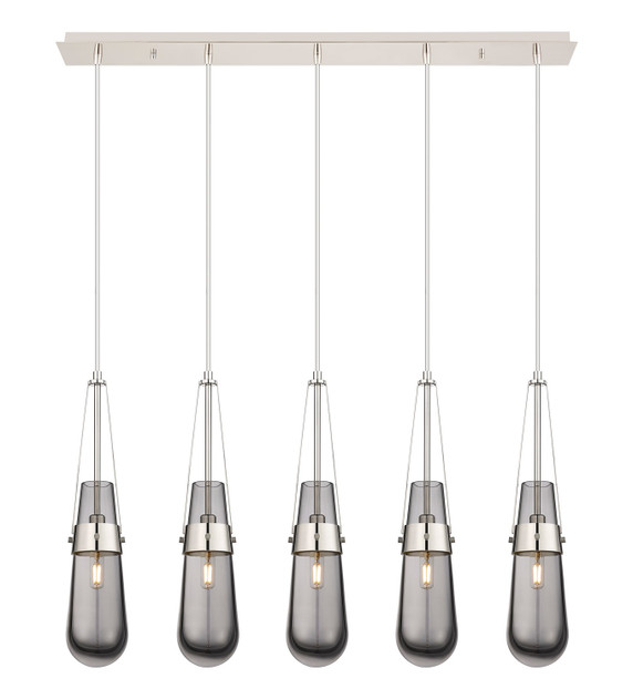 Linear/Island 4 Light + by Innovations ( 405 | 125-452-1P-PN-G452-4SM Downtown Urban ) 