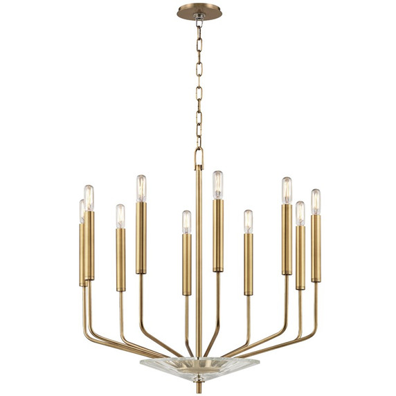 Mid. Chandeliers Candle by Hudson Valley ( 70 | 2610-AGB Gideon ) 