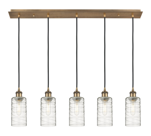 Linear/Island 4 Light + by Innovations ( 405 | 125B-5P-BB-G434-7DE Downtown Urban ) 