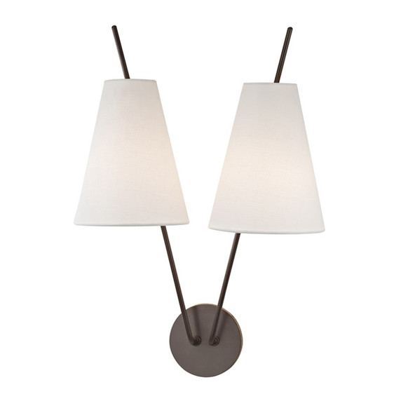 Sconces Double Glass by Hudson Valley ( 70 | 6322-OB Campagna ) 