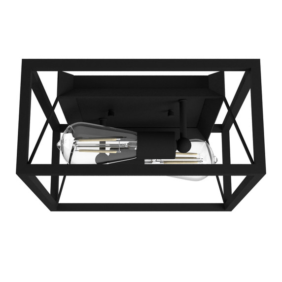 Flush Mounts Cage Style by Hunter ( 47 | 19410 Doherty ) 