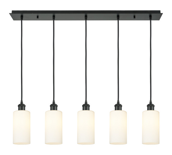 Linear/Island 4 Light + by Innovations ( 405 | 125B-5P-BK-G434-7WH Downtown Urban ) 