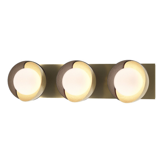 Bathroom Fixtures Three Lights by Hubbardton Forge ( 39 | 201378-SKT-86-14-GG0711 Brooklyn ) 