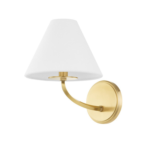 Sconces Single Candle by Hudson Valley ( 70 | BKO900-AGB Stacey ) 